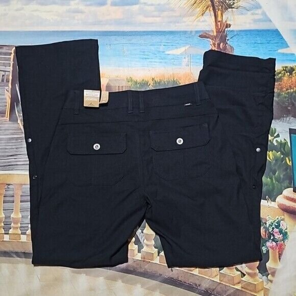 Prana Halle Black Convertible Pants Size 4 NWT - Picture 8 of 9